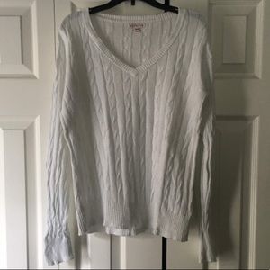 MERONA Cable Knit V Neck Sweater